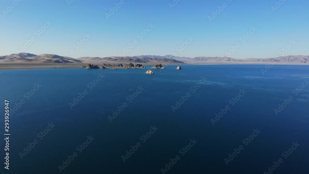 The Needles Pyramid Lake Nevada - Aerial Drone. The Needles Pyramid Lake Nevada - Aerial Drone.