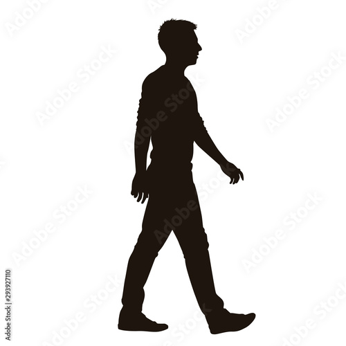 People Walking Silhouette