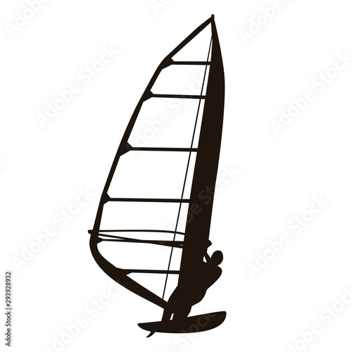 Windsurfing Silhouettes