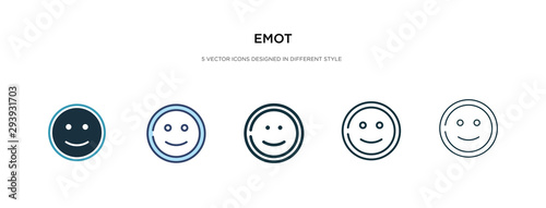 emot icon in different style vector illustration. two colored and black emot vector icons designed in filled, outline, line and stroke style can be used for web, mobile, ui