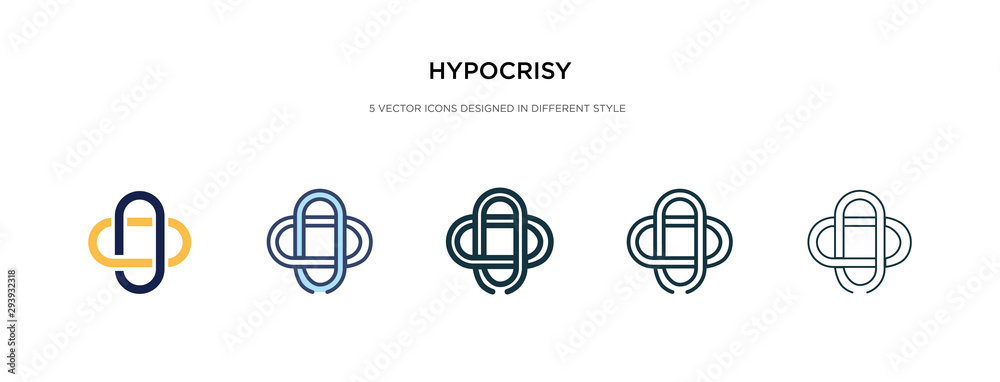 hypocrisy icon in different style vector illustration. two colored and black hypocrisy vector icons designed in filled, outline, line and stroke style can be used for web, mobile, ui hypocrisy icon in different style vector illustration. two colored and black hypocrisy vector icons designed in filled, outline, line and stroke style can be used for web, mobile, ui