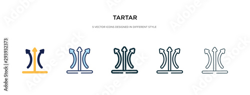 tartar icon in different style vector illustration. two colored and black tartar vector icons designed in filled, outline, line and stroke style can be used for web, mobile, ui