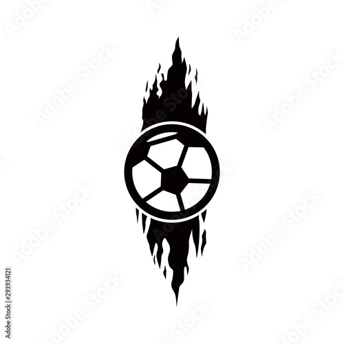 Football icon vector. Soccer Ball icon isolated on white background