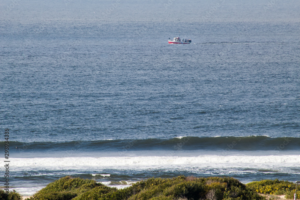 Vista da praia de Punta del Este, Uruguai