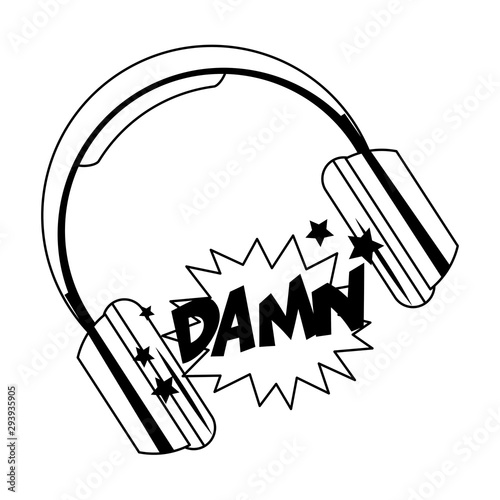 retro headphones design