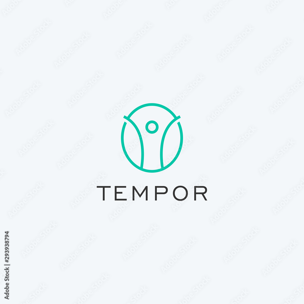 Active person with leaf logo icon, minimal awesome professional logo design template - Vector Active person with leaf logo icon, minimal awesome professional logo design template - Vector