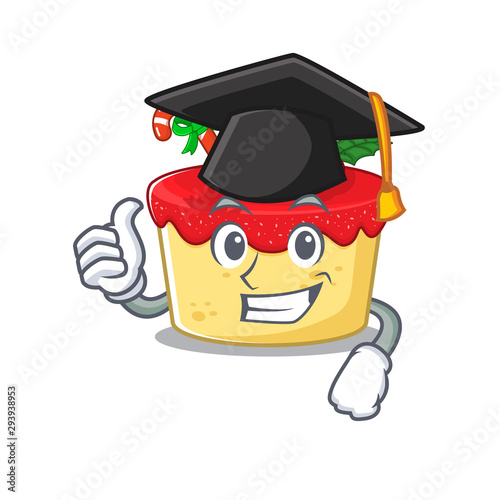 Graduation christmas cookies in a mascot jar