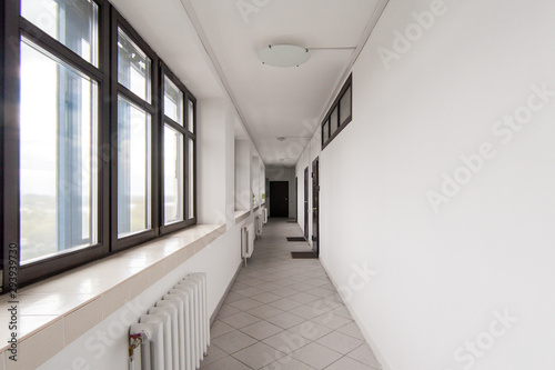 Russia  Moscow- May 12  2018  interior room apartment. standard repair decoration in hostel