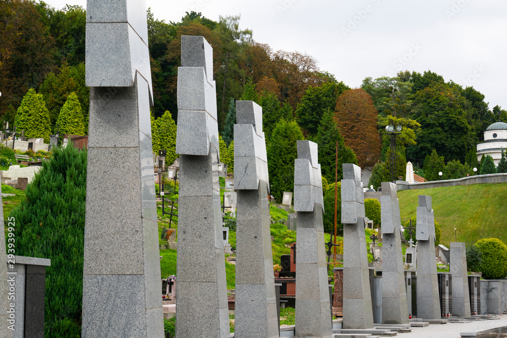 Grave of Ukrainian Victims of Political Repressions on Lychakiv Cemetery in Lviv