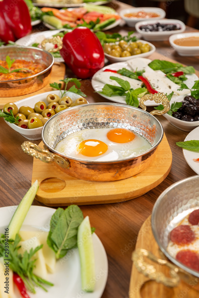 Turkish Food Berakfast Traditional Healty