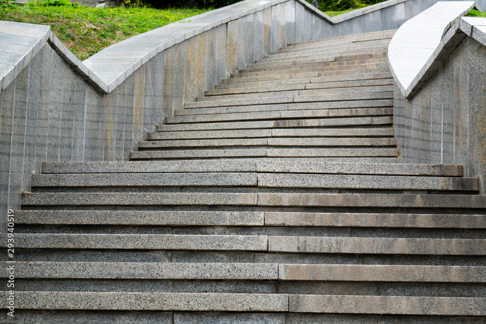 View of stone stairway