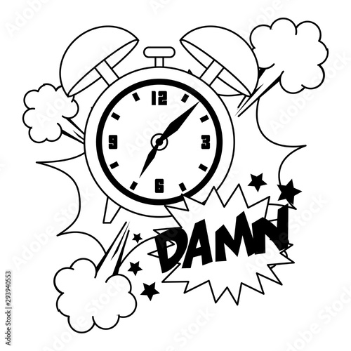 retro clock icon