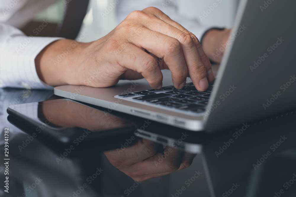 Businessman working Businessman working