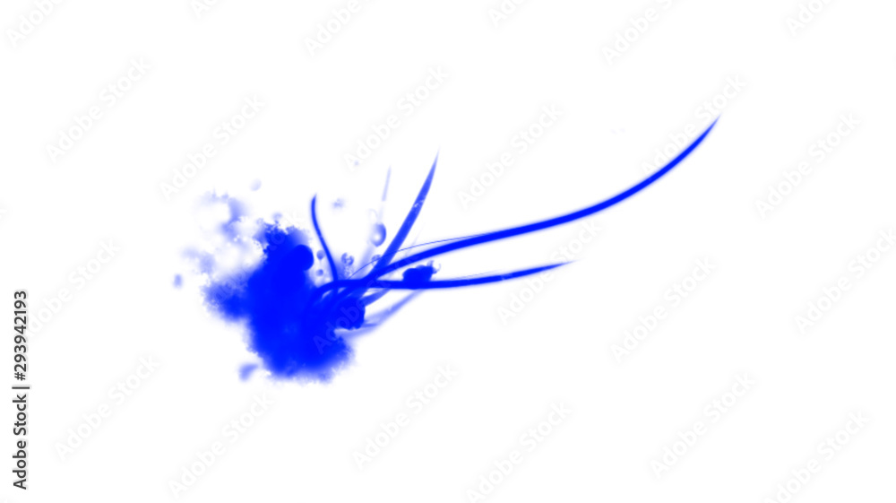 Abstract background with blue brush