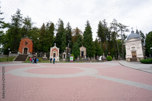 Lviv,Lychakivskyi District /Ukraine  Lychakiv cemetery enterance
