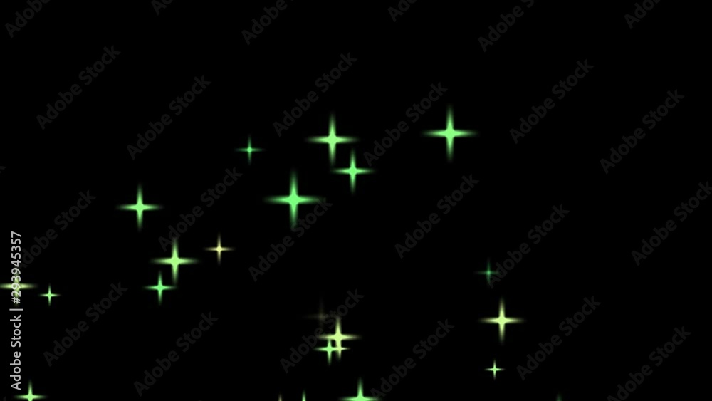 キラキラ 星 舞い上がる エフェクト 緑 背景なし 透過 キラキラ 星 舞い上がる エフェクト 緑 背景なし 透過