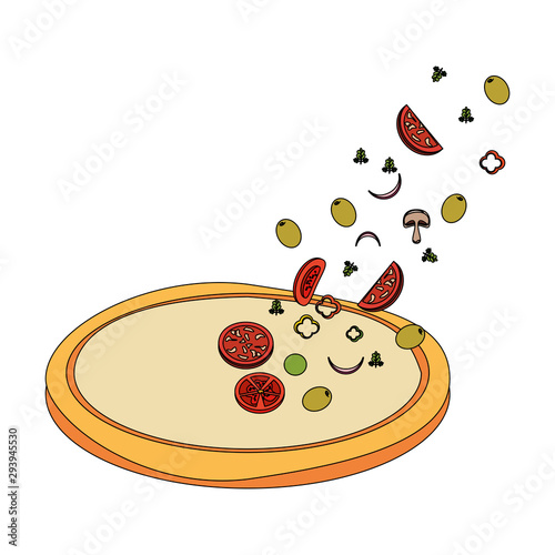 Italian pizza design