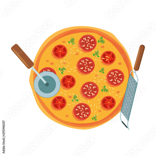 Italian pizza design