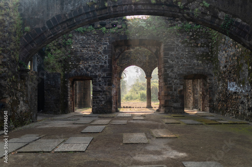 Historic Vasai fort ruins near Mumbai Maharashtra India