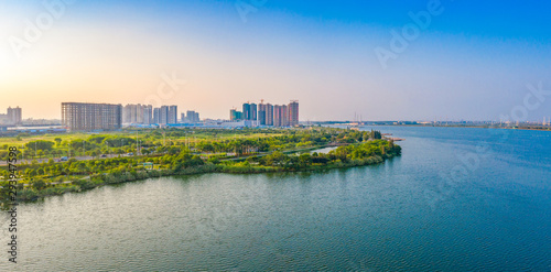 Beautiful scenery in Zhanjiang Bay, Guangdong Province