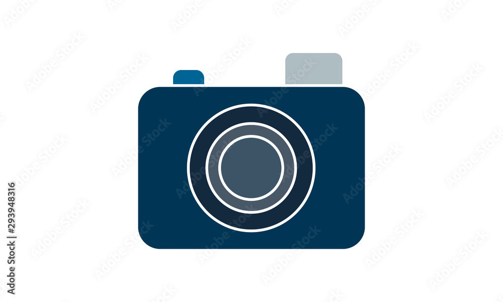 Camera icon vector concept illustration for design.