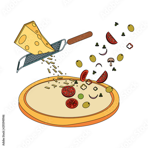 Italian pizza design