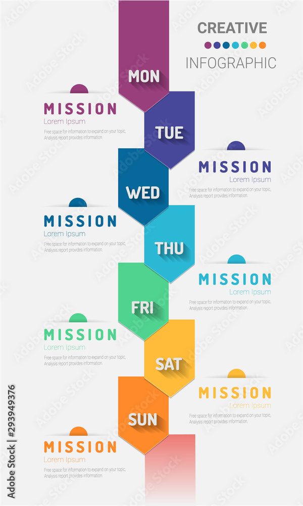 Time line, Timeline business for 7 day, week, Timeline infographics design vector and Presentation business can be used for Business concept with 7 options, steps or processes. Time line, Timeline business for 7 day, week, Timeline infographics design vector and Presentation business can be used for Business concept with 7 options, steps or processes.