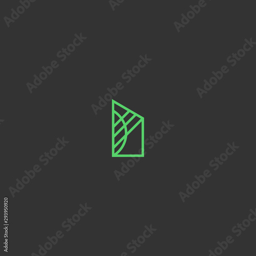 Green city real estate logo design. Apartment house icon vector house symbol