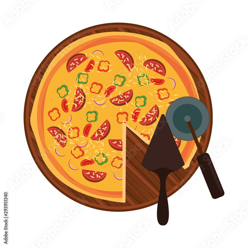Italian pizza design