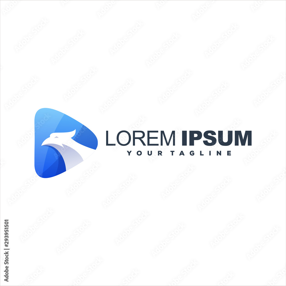 awesome eagle head logo design awesome eagle head logo design