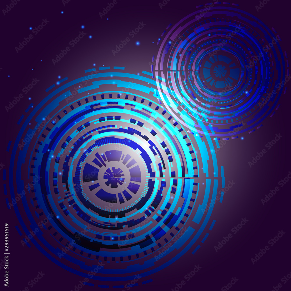 Abstract hud technology design background Abstract hud technology design background