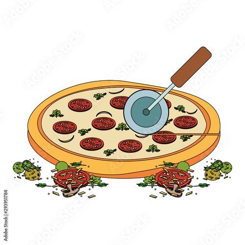 Italian pizza design