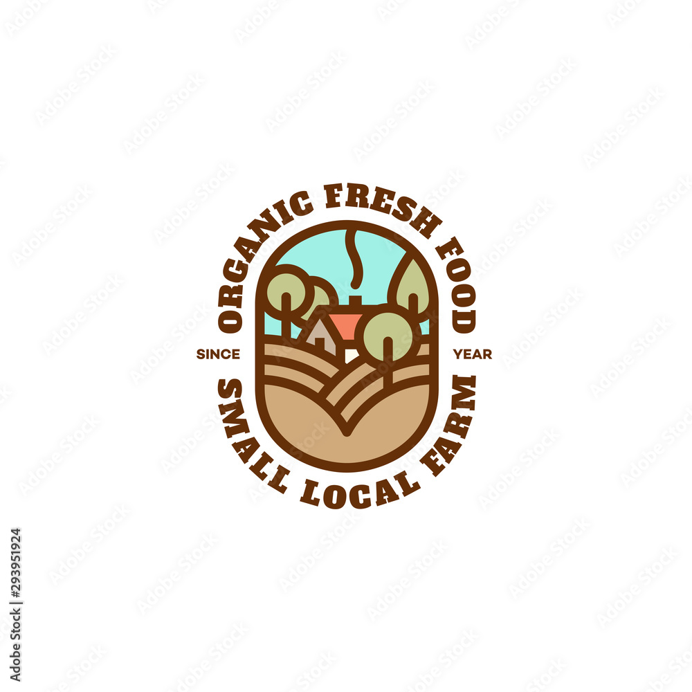 Obraz premium Farm logo