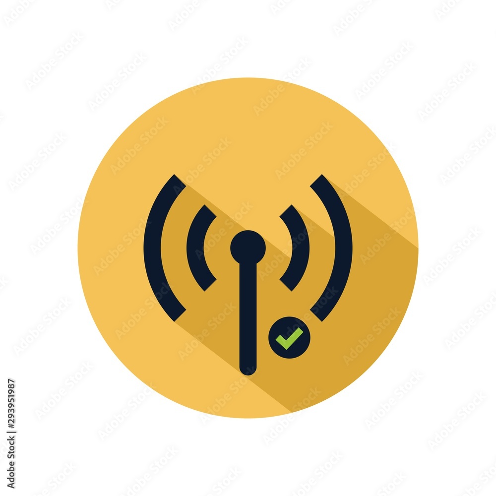 Wifi hotspot icon vector illustration. Connecting hotspot icon for web and mobile phone Wifi hotspot icon vector illustration. Connecting hotspot icon for web and mobile phone