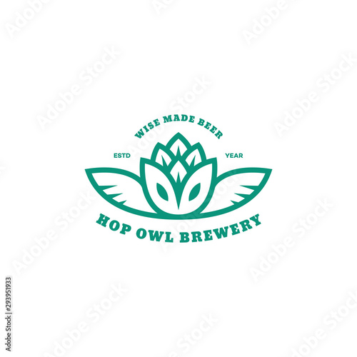 Hop owl logo
