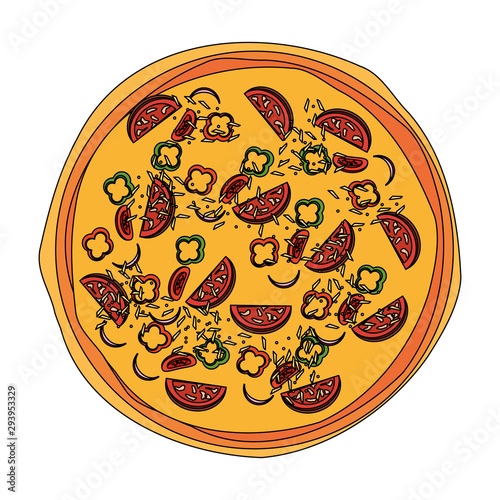 delicious italian pizza design