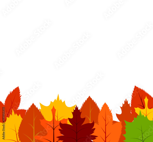 autumn, background, leaves, multicolor expand icon on white background