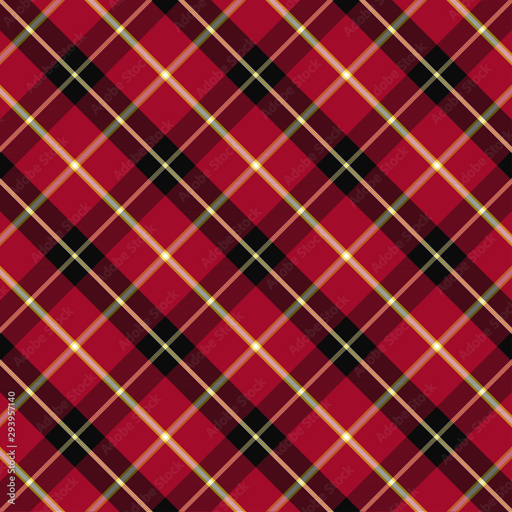 Tartan Pattern in Red and Black. Tartan Pattern in Red and Black.