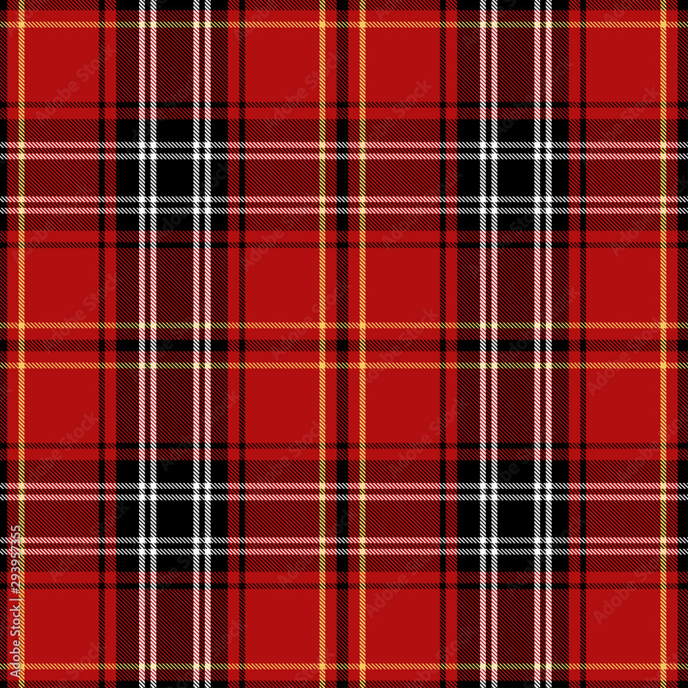 Tartan Pattern in Red and Black. Tartan Pattern in Red and Black.