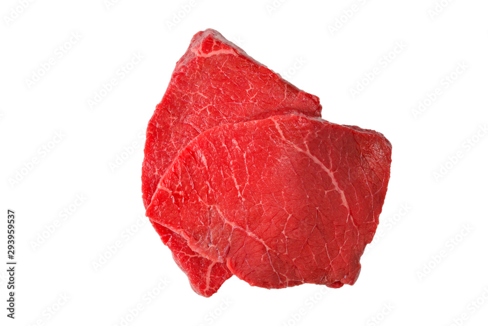 piece of raw meat piece of raw meat