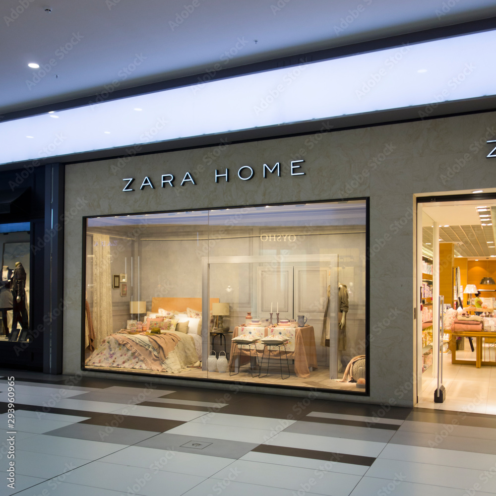 Paphos, Cyprus - October 17, 2016 Zara Home shop window in Paphos shopping  center. Stock Photo | Adobe Stock
