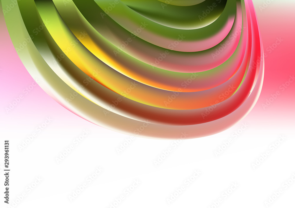 Naklejka premium Green abstract creative background design