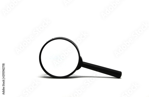 magnifying glass isolated on white background