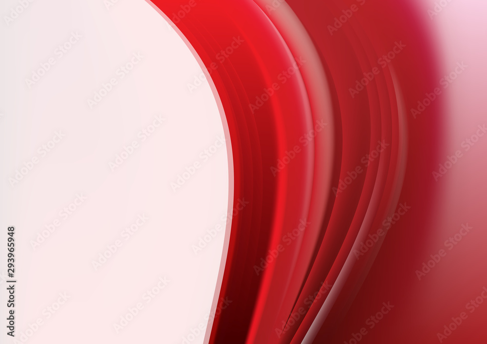 Naklejka premium Red abstract creative background design