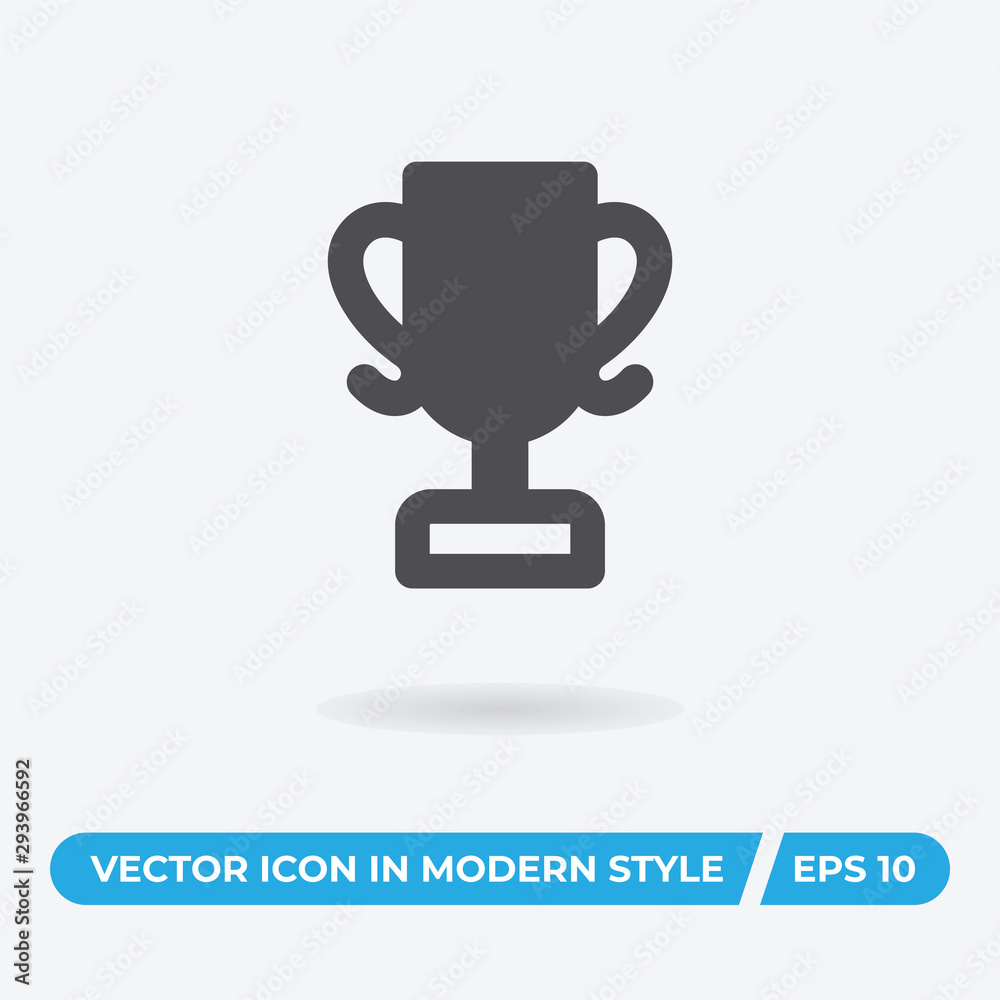 Trophy vector icon, simple sign for web site and mobile app. Trophy vector icon, simple sign for web site and mobile app.