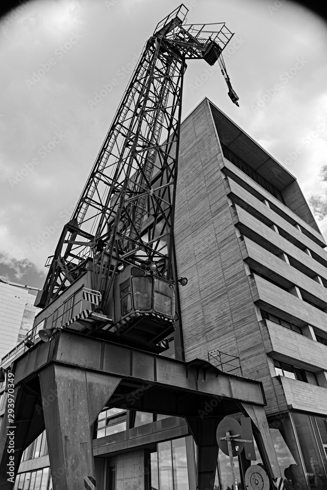 Fototapeta premium Grua de puerto