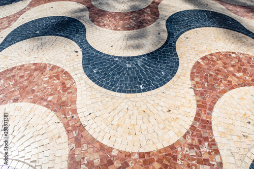 lley in wave pattern - Explanada de Espana. Alicante. Spain photo