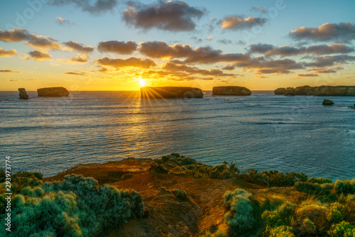 sunset at bay of islands, great ocean road, victory, australia 56
