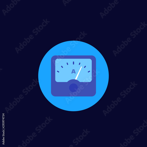 ammeter icon for web and apps
