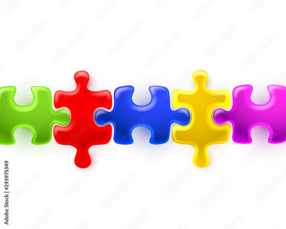 Puzzle colored sign group art, game icon idea. Puzzle colored sign group art, game icon idea.
